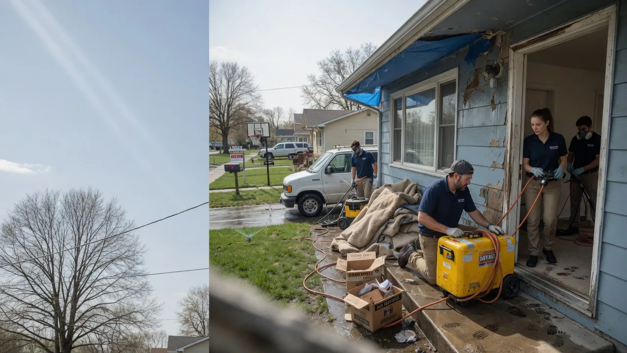 Basement Flood Cleanup in Matfield Green, KS near me